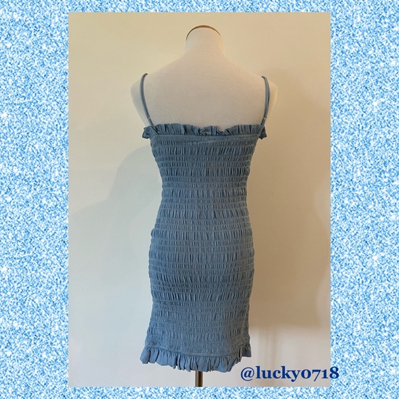 Lovers + Friends Monaco Dress in Baby Blue NWT Sz 4 - Picture 8 of 11